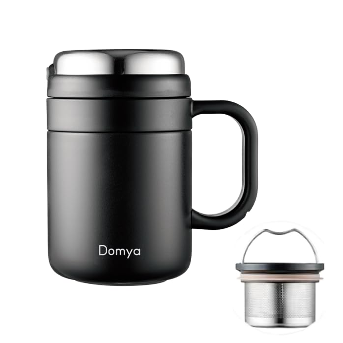 Set 2-in-1: Borraccia Termica In Acciaio 525 Ml + Tazza Termica 340 Ml, Verde Pavone, A Prova Di Perdite