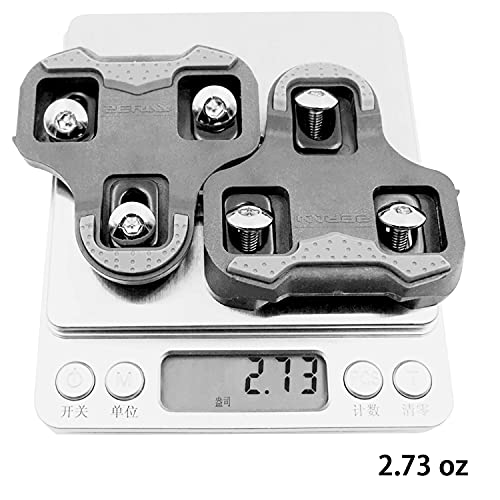 Zeray Sp-110 Bike Cleats Bike Pedal Clips With Grip Rubber Compatible With Look Keo Structure & Keo Pedals #TOP2