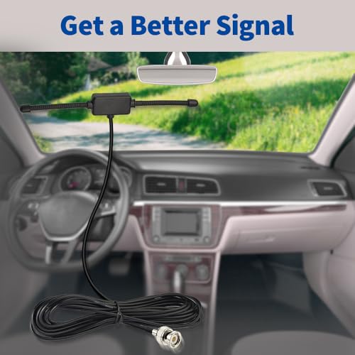 Image of Bingfu VHF UHF Car Truck Police Scanner Adhesive Mount Antenna Vehicle Mobile Ham Amateur Radio BNC Male Dipole Antenna Compatible with Uniden Bearcat Whistler Shack Radio Scanner