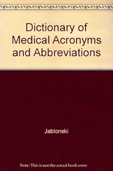 Paperback Dictionary of medical acronyms & abbreviations Book