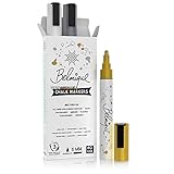 goldtafeln 50 x 1 g 🖊️ UMWELTFREUNDLICH & EINFACH ABWISCHBAR - Die Markerfarbe unserer Textmarker kannst Du ganz einfach mit einem feuchten Tuch von nicht-porösen Oberflächen schnell entfernen. Die Tinte der Flüssigkreide ist eine sichere, geruchsfreie & ungiftige Formel auf Wasserbasis und geruchsneutral für eine angenehme Verwendung.