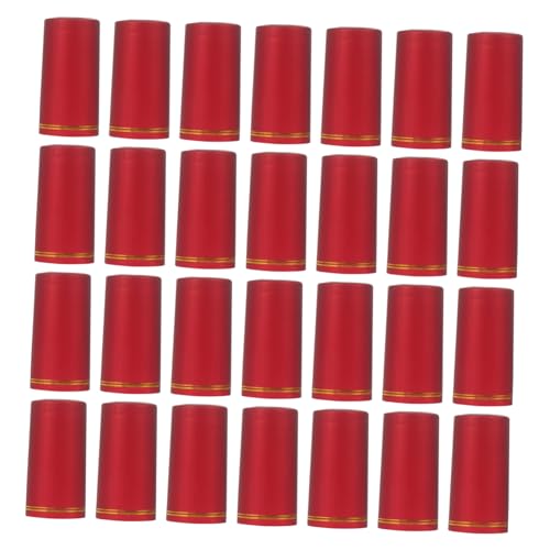 OKUMEYR Heat Shrink Wine Bottle Caps 100pcs Red Wine Bottle Sealing Cover Stopper