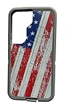 Replacement TPE Rubber Outer Skin Shell Compatible with Samsung Galaxy S22 Otterbox Defender Series Case (USflag)
