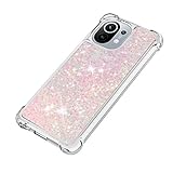 [Compatibilidad] Funda con diseño líquido especialmente brillante para el teléfono inteligente Xiaomi Mi 11. Fashion 3D creative glitter cover, haz que tu Xiaomi Mi 11 brillante de lujo brillante alrededor.