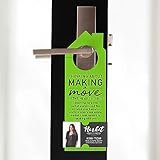 Market Dwellings Thinking About Making A Move | Real Estate Marketing Door Hangers | Real Estate Agent | 2-DH002-GREEN APPLE - Pack of 10