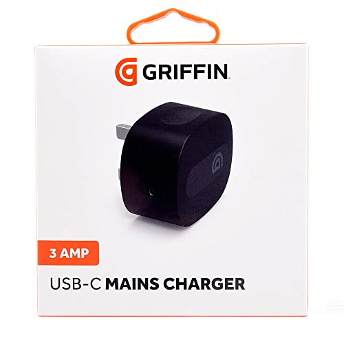 Griffin GP-020-BLK Chargeur Secteur USB-C 3 A