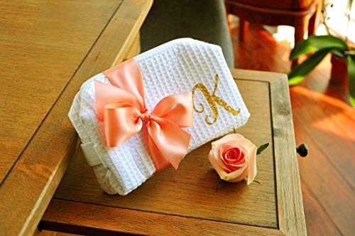 Itisparkle 1" Inch Double Faced Satin Ribbon 50 Yards-Roll Set For Gift Wrapping Scrap Books Party Favor Hair Braids Baby Shower Decoration Floral Arrangement Craft Supplies, Peach Ribbon #TOP6