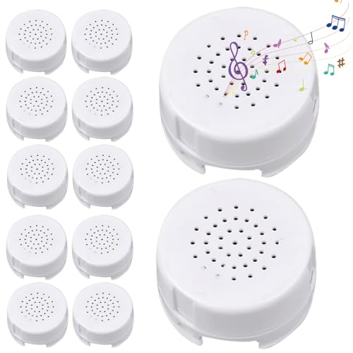 Enregistreur vocal pour animal en peluche - Lot de 12 mini boîtiers audio de 30 secondes
