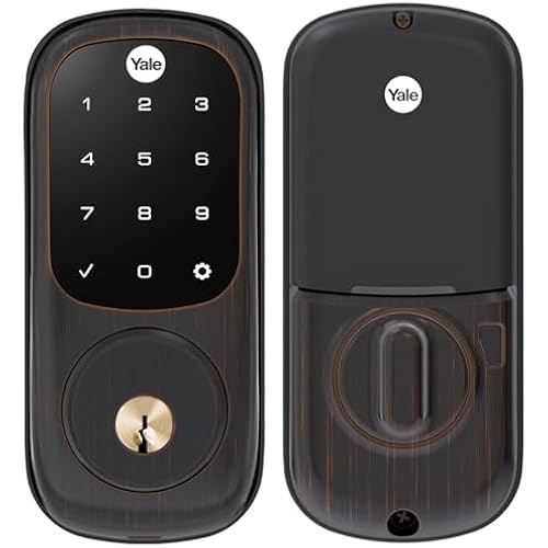Yale Touchscreen Deadbolt with Z-Wave in Oil Rubbed Bronze