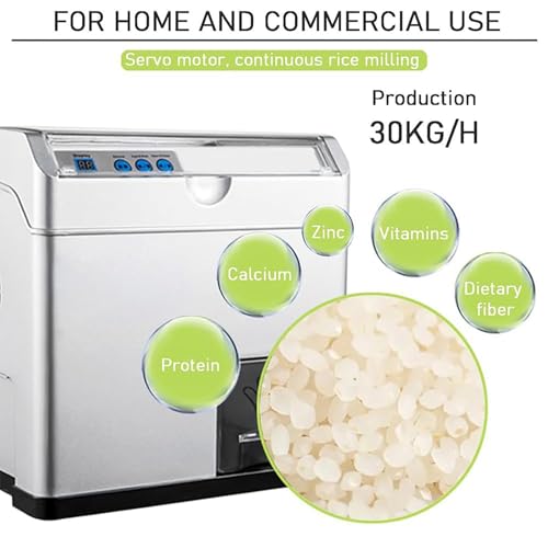 High-Speed Automatic Rice Milling Machine with Adjustable Accuracy & Efficient Rice Bran Separator - Ready in Just 10 Seconds for Home Use - Image 5