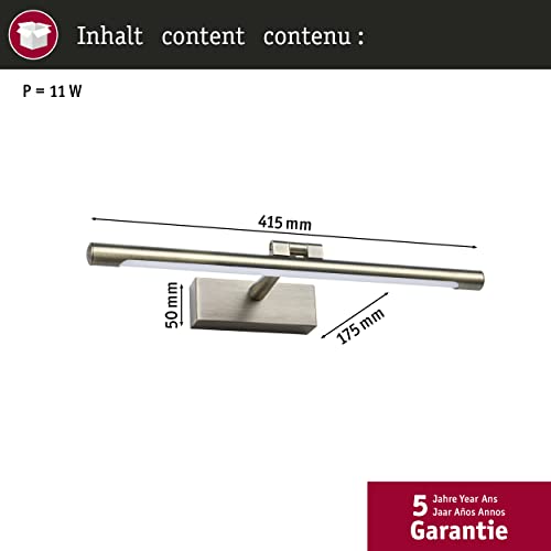 Aplique LED Paulmann Mingo 400mm para iluminar pinturas oscuras sin reflejos 6