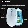 Lamzu Atlantis 55g Wireless Superlight Gaming Mouse (Polar White)