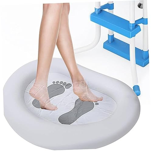 Set de piscina inflable para pies con bandeja espaciosa miniatura 5