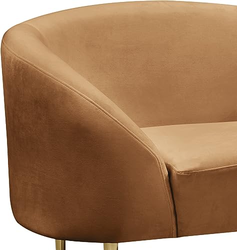 Sillón Curvo Contemporáneo Terciopelo Suela miniatura 5