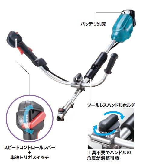 Amazon.co.jp: マキタ(Makita) 充電式スプリットモータ MUX19DZ U