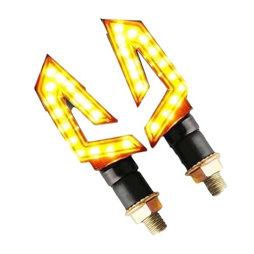 Clignotant moto LED ambre universel pour vos balades et trajets quotidiens (2pcs)