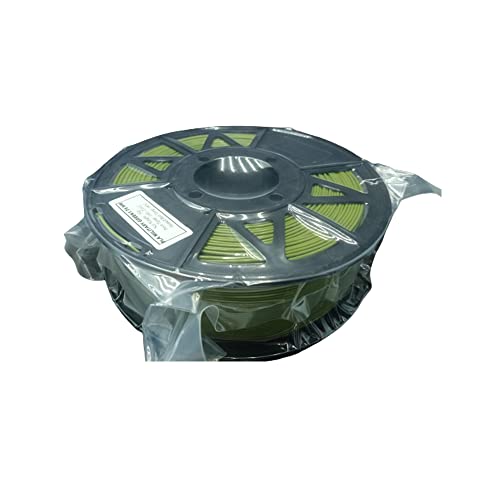 Image of Tesseract Premium PLA + 1.75mm 3D Printing Filament | Dimensional Accuracy + /- 0.03mm | Compatible with Most FDM Printers | 1 KG 3D Printer Filament - PLA Military Green (Quantity 1)