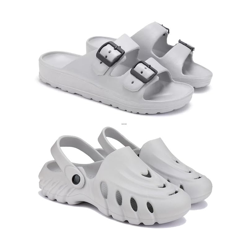 Lightweight,Classic Slider || Sandals with Clogs for Men-COMBO(2)-3114-3135-image-28