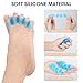 16 PCS Professional Toe Separators, Five - Ring Silicone Toe Spacers, Toe Stretcher Correctors, Ideal for Correct Bunions, Restore Toes Original Shape, Yoga, Pilates or Other Exercises