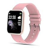 Smartwatch, Fenhoo Smart Watch mit Touchscreen Blutdruckmessung Pulsmesser, Wasserdicht IP67 Fitness Tracker mit Schrittzähler Pulsuhr Schlafmonitor, Fitnessuhr für iOS Android für Damen Herren