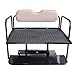 Buggies Unlimited Club Car Precedent Golf Cart Rear Flip Seat Kit with Steel Frame | Compatible with 2004-Up Models (Buff)