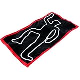 Jumpin' Banana Crime Scene Dead Body Beach Towel