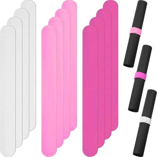 Charniol 12 Pieces Gift Wrapping Paper Roll Holder, Rose Red, Pink, White