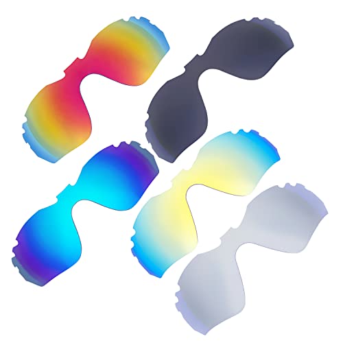 Lentilles pour Oakley Radar Edge interchangeables pack de 5 couleurs