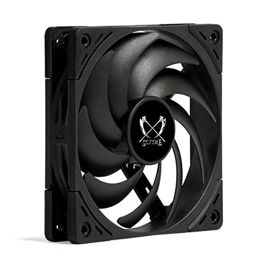 Scythe Wonder Snail 120mm Quiet PC Fan, PWM 300-2400RPM, Static Pressure Optimized