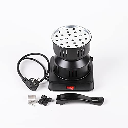 M2xcec Shisha Kohleanzünder Elektrisch (450W Schwarz) mit Tragegriff und Kohlezange, für Shisha Kohle-Brenner Elektrisch… – Bild 4