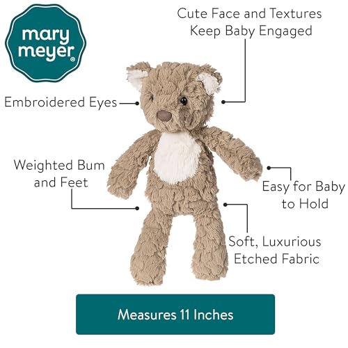 Mary Meyer 42840 Putty Nursery Stuffed Animal Soft Toy, 11-Inches, Teddy Bear thumb #3