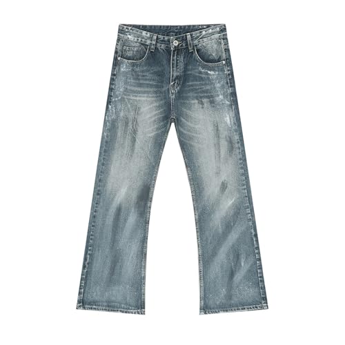 Men's Jeans Autunm American Retro Casual Commute Weekend Home Slim Fit Long Pants