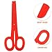 MAGICLULU Giant Clown Scissors Prop for Carnival Costume Accessories and Stage Performance, Red Fake Scissors for Cosplay and Pretend Play, 14.96 Inch Large Shears for Adults