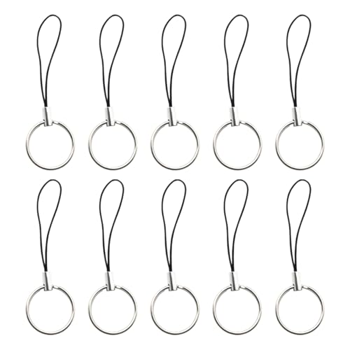 Image of 10 PCS Car Key Chain, Model S 3 X Y String Keychain Rope Lanyard, Lightweight Strap String for Key Fob USB Flash Drive