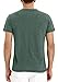 NITAGUT Mens Fashion Casual Front Placket Basic Short Sleeve Henley T-Shirts (L, 00 Green)