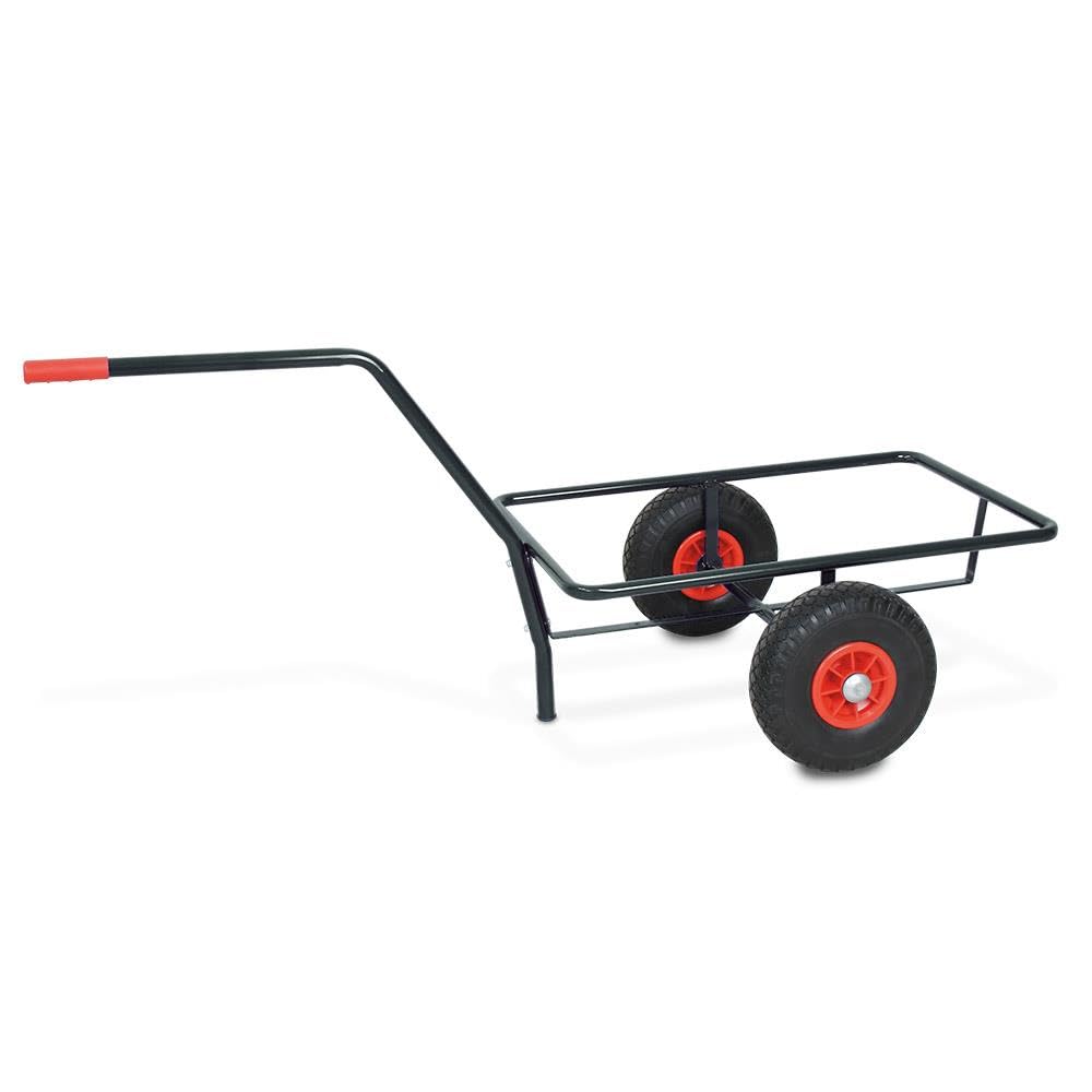 BRB Handwagen mit Kunststoffkasten H 280 mm, LxBxH 1250x640x660 mm, Tragkraft 200 kg (blau)