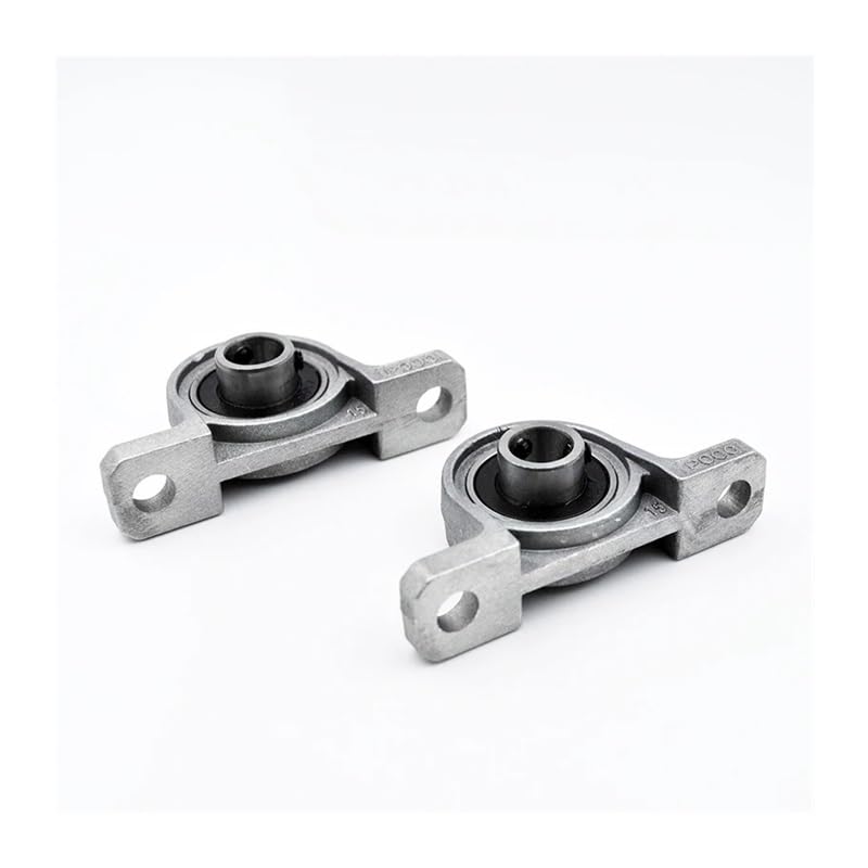 10/2pcs Zinc Alloy Diameter 8mm 10mm 12mm 17mm Bore Ball Bearing Pillow Block Mounted Support KP08 KP000 KP001 kp003 kp005 ITCLEYMDZV(KP005 25mm,One Size)