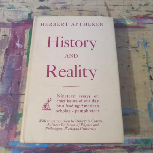 History and Reality B0007DSO0I Book Cover