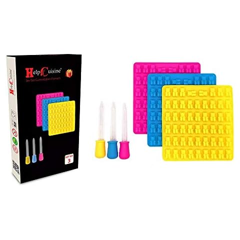 HelpCuisine® Silicone Mould fin ice Cube Tray (Gummy Bear) Cover