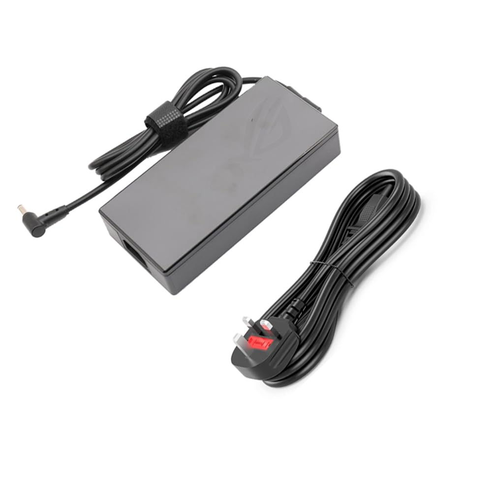 LZUMWS laptop adapter for asus 200W 20V 10A 6.0x3.7mm ADP-200JB D TUF DASH F15 A15 FX516PR FA506QR ROG G15 ZEPHYRUS FA506QR with UK Plug Cable