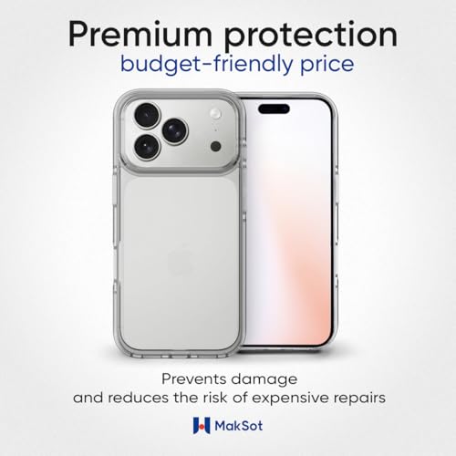 Coque iPhone 17 Air Maksot transparente antichoc en polycarbonate rigide - 7