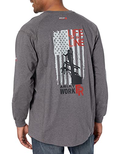 ARIAT Men's Fr Air Life on The Line Graphic Top2