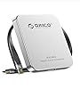ORICO 1TB SSD esterno magnetico, in lega di alluminio, fino a 460MB/s, hard disk esterno ssd, espandi lo storage per iPhone 17 Pro Max, compatibile con MagSafe, smartphone USB‑C – K5MINI Argento