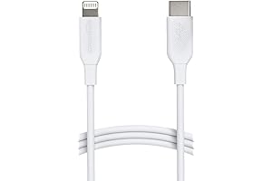 6 Feet Long Apple MFi Certified USB C to Lightning Cable