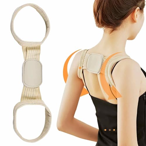 Cinturón de postura trasera | Corrector de postura transpirable - Corrector de postura para hombres y mujeres, soporte e iluminación del cuello hombro enderezador vertical