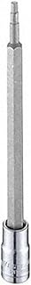 Socket Bit, Steel, 1/4 in, TpSz 3 mm