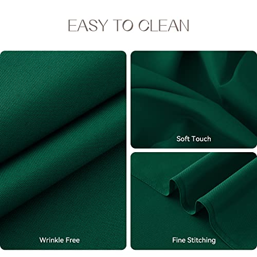 Romanstile 2 Pack Green Tablecloth 60 X 102 Inch, Rectangle Table Clothes For 6 Feet Tables - Stain And Wrinkle Resistant Washable Polyester Table Cover For Dining Table And Parties #TOP4