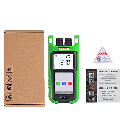 Image of 1310 /1550nm + Multimode 850 /1300nm Optical Fiber SingleMode SM and Multimode MM Light Source KLS-35-MS ±0.05dB /15mins Output Stability Komshine