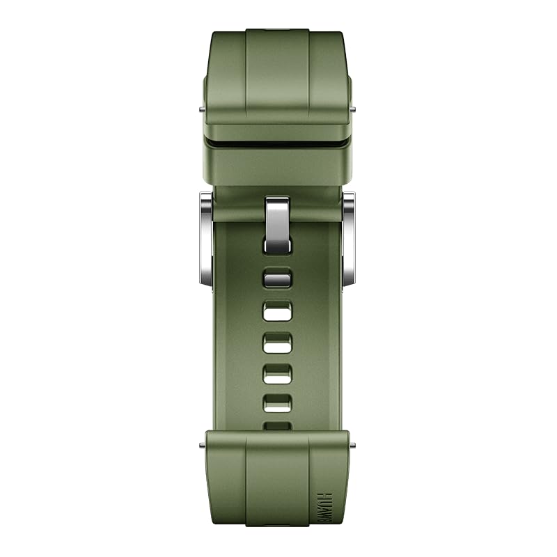 HUAWEIEasyFit 2-22N2/BL Sports Type Nylon Series Smart Watch Band, 0.9 inch (22 mm) Wide, Replacement/Adjustable, Striped (Blue/Orange)