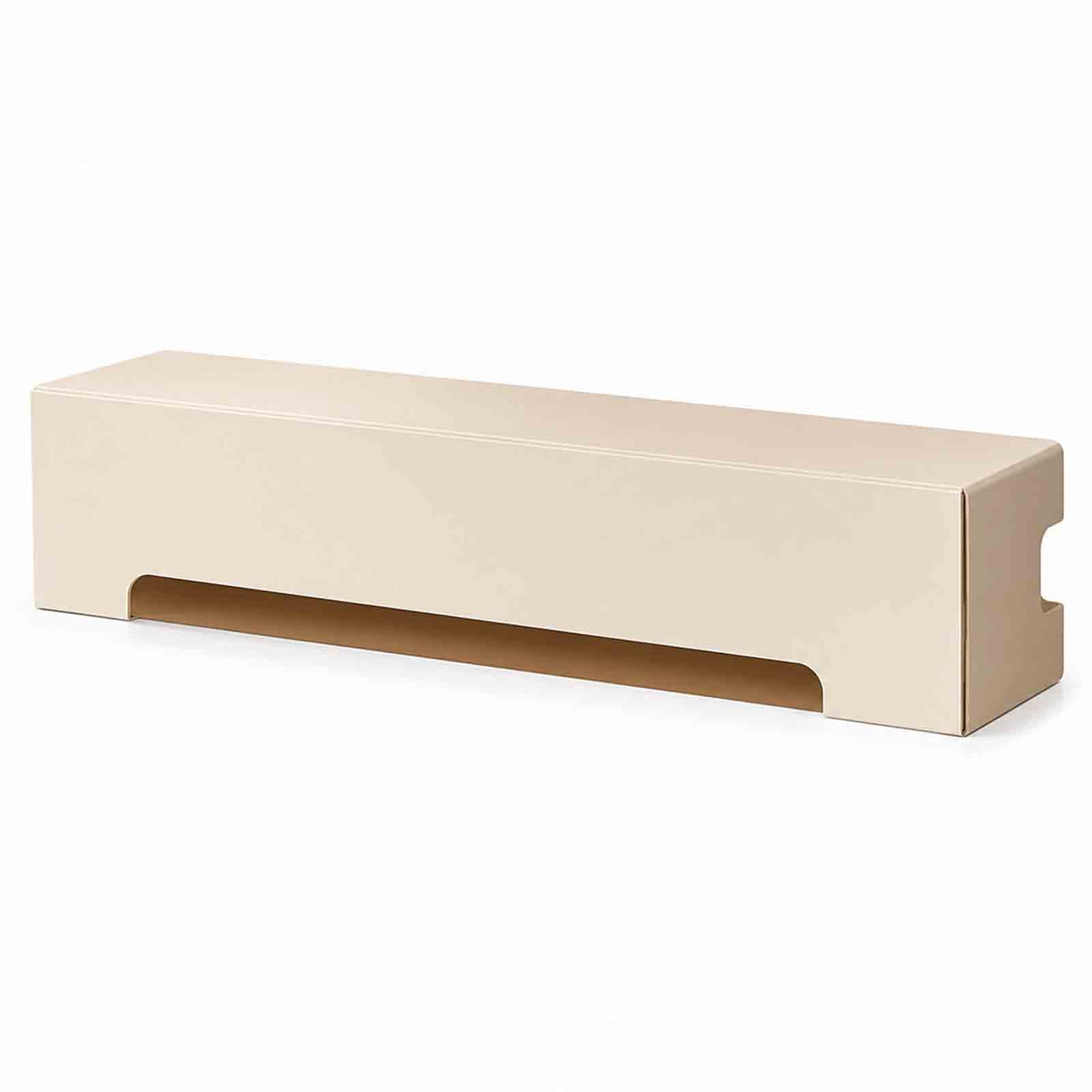 Caja organizadora de madera para router WiFi mueble blanco de pared para cables 100cm